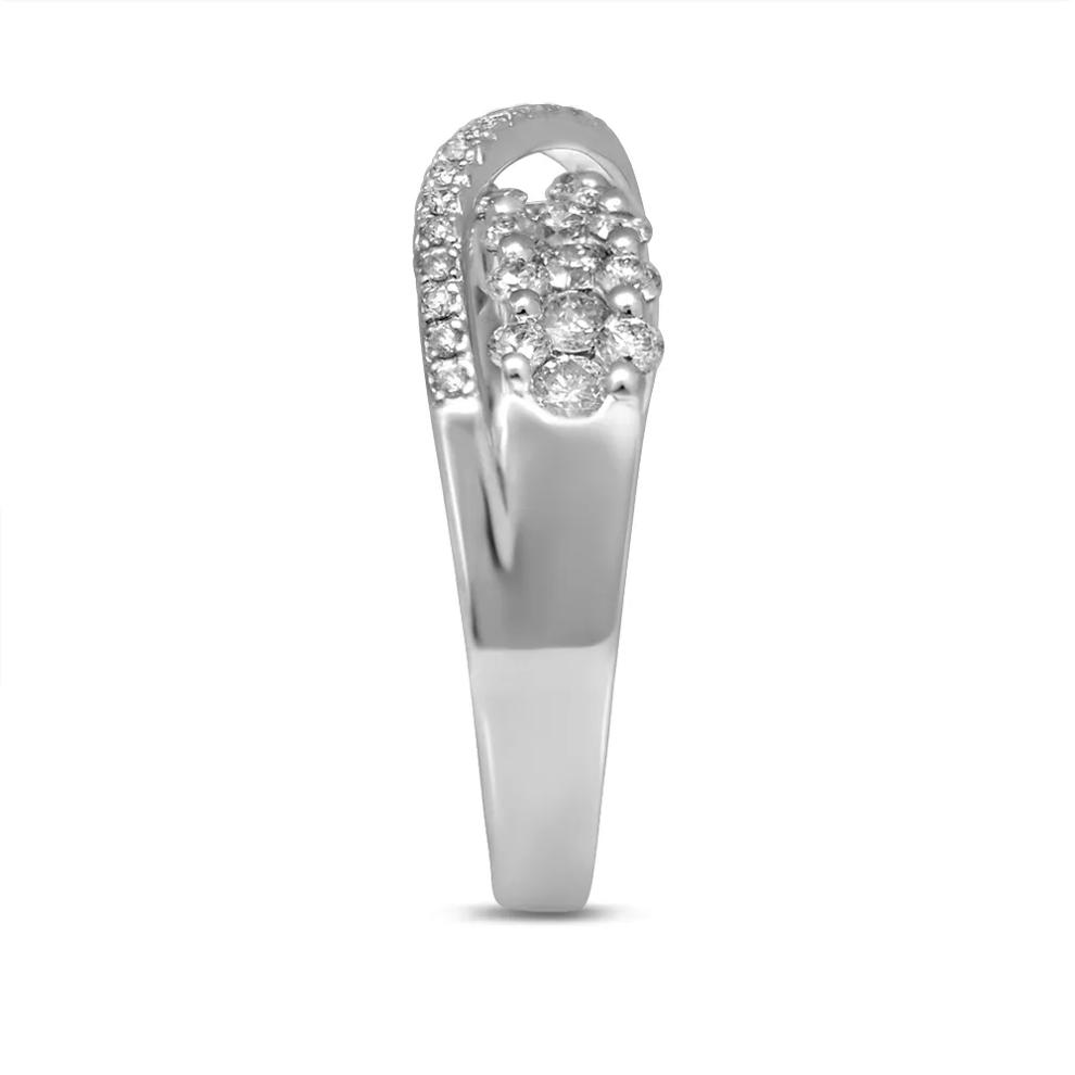 1 ct. tw. Diamond Flyover Ring in 10K White Gold – Image 3 of 4