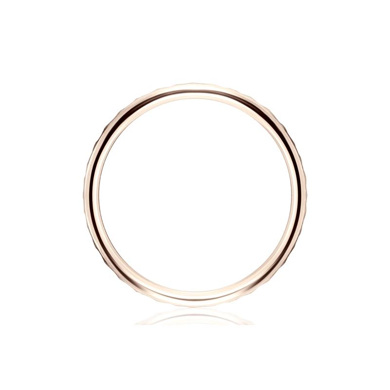 Hammered Band in 14K Rose Gold, 2MM – Image 2 of 3