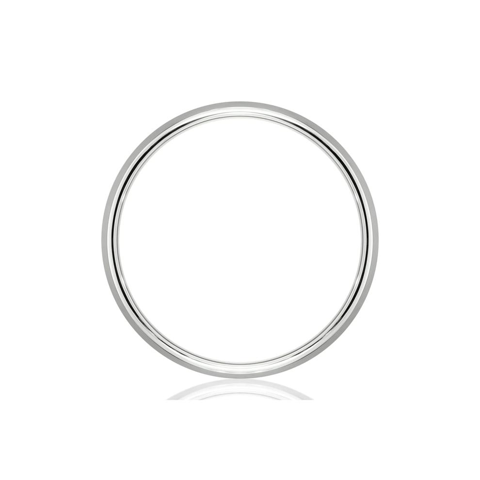 Men's Bevel Edge Band in 10K White Gold, 6MM – Image 2 of 3