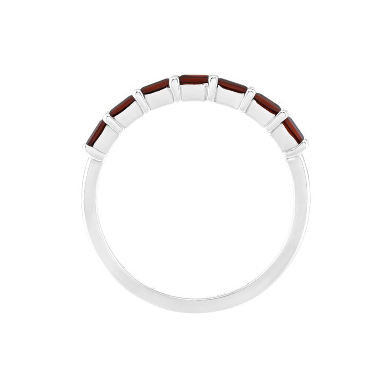 Garnet Baguette Stack Ring in Sterling Silver – Image 2 of 2