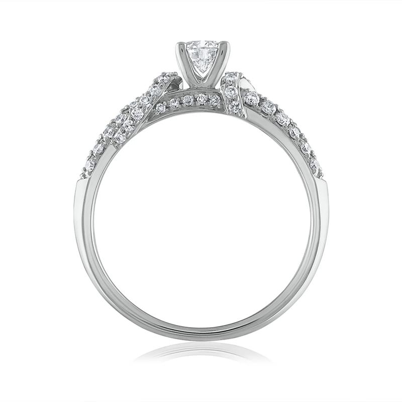Diamond Engagement Ring in 14K White Gold &#40;5/8 ct. tw.&#41; – Image 2 of 3
