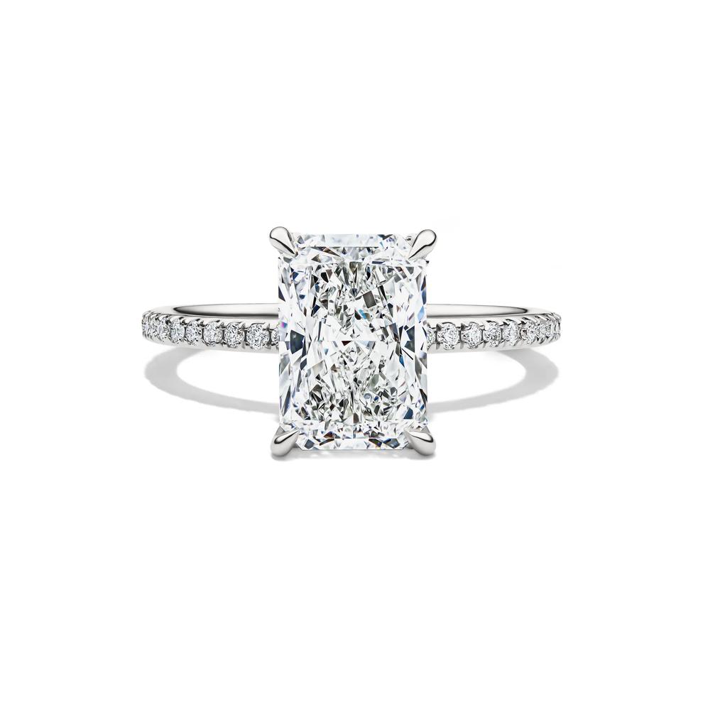 Lab Grown Diamond Engagement Ring in 14K White Gold (3 1/4) – Image 1 of 3
