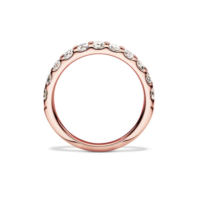 1 ct. tw. Lab Grown Diamond Band in 14K Rose Gold – Image 2 of 4