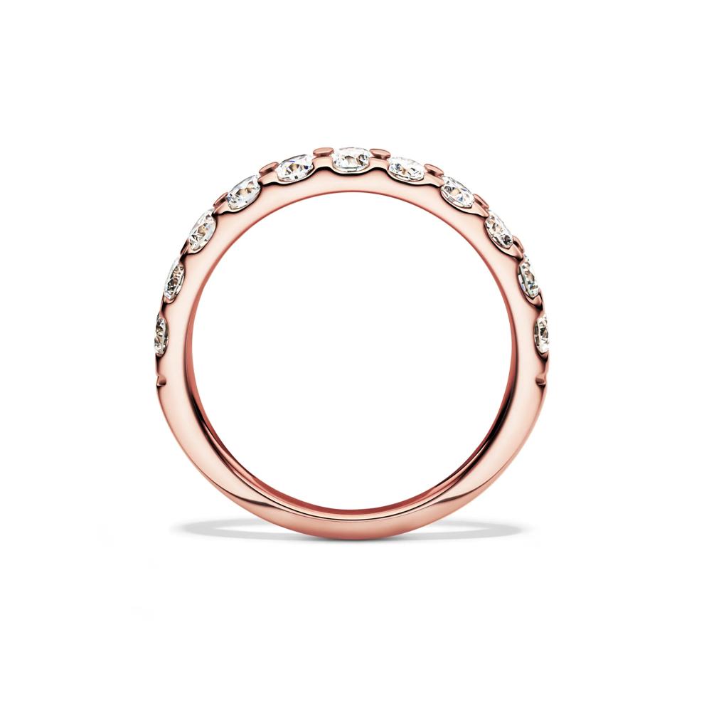 1 ct. tw. Lab Grown Diamond Band in 14K Rose Gold – Image 2 of 4