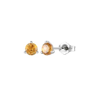 Gemstone Stud Earrings in 10K Gold