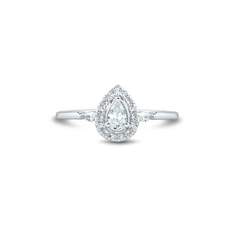 Lab Grown Diamond Ring in 10K White Gold &#40;1/3 ct. tw.&#41; – Image 1 of 3