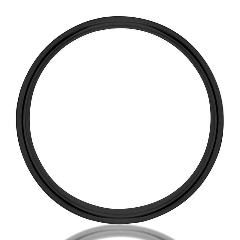 Men&#39;s Polished Finish Band in Titanium, 6MM – Image 2 of 3