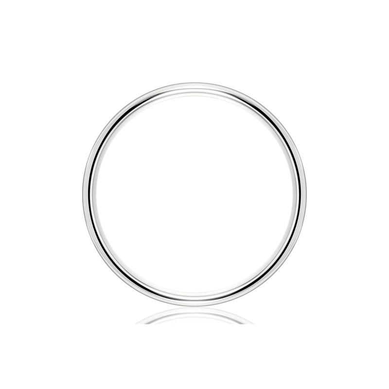 Flat Satin Finish Band in 10K White Gold, 7.5MM – Image 2 of 3