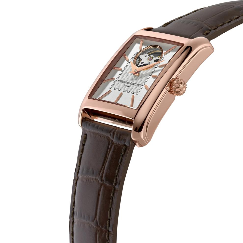 Men's Classics Heart Beat Automatic Watch in Brown Leather – Image 3 of 3