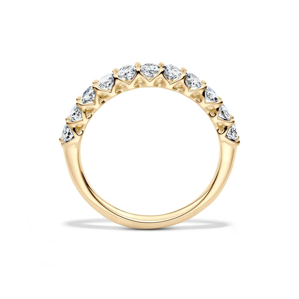 Lab Grown Diamond Oval Anniversary Band in 14K Yellow Gold (1 ct. tw.) – Image 2 of 4