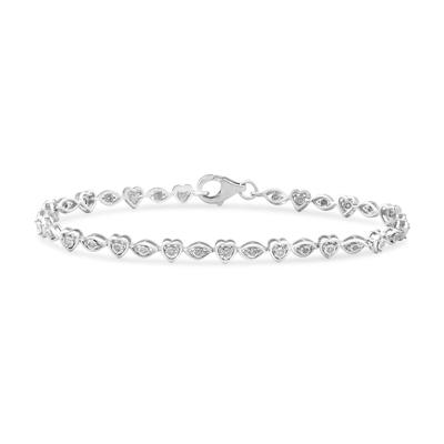 Diamond Line Bracelet in Sterling Silver (1/4 ct. tw.)