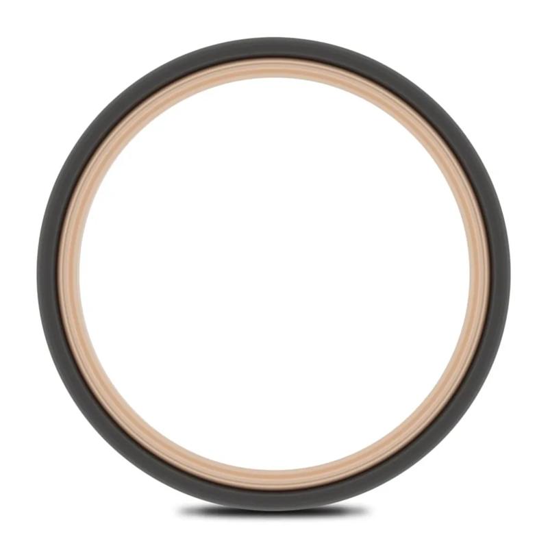 Men&#39;s Band in Tantalum &amp; 14K Rose Gold – Image 2 of 3