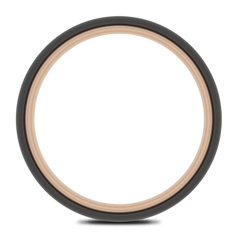 Men's Band in Tantalum &amp; 14K Rose Gold – Image 2 of 3