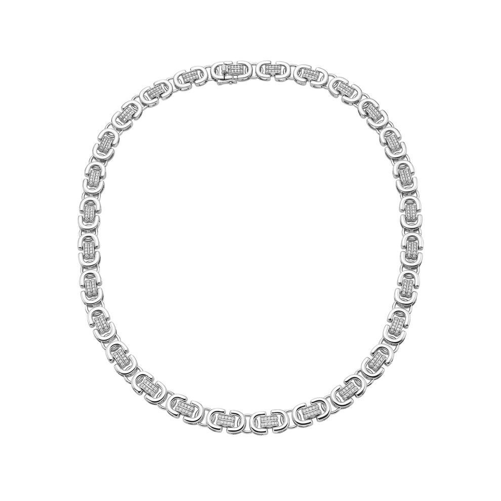 Men's Diamond Necklace in Sterling Silver (2 1/2 ct. tw.) – Image 3 of 4