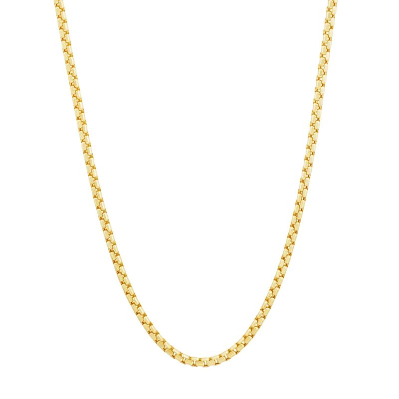 Box Chain in 10K Yellow Gold, 3.5MM, 22&quot; – Image 1 of 3