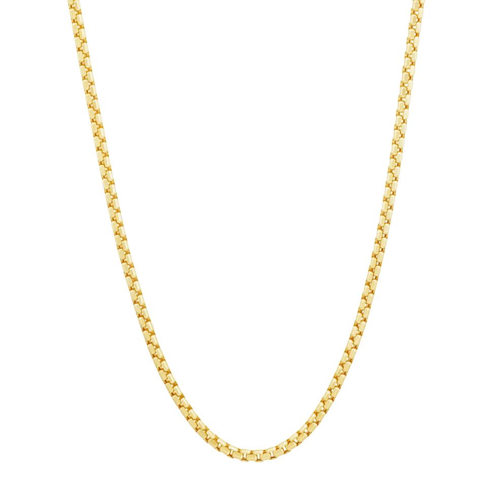 Box Chain in 10K Yellow Gold, 3.5MM, 22" – Image 1 of 3