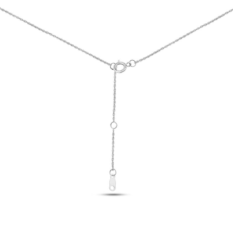 Lab Grown Three-Stone Diamond Pendant in 14K White Gold &#40;1 ct. tw.&#41; – Image 3 of 3