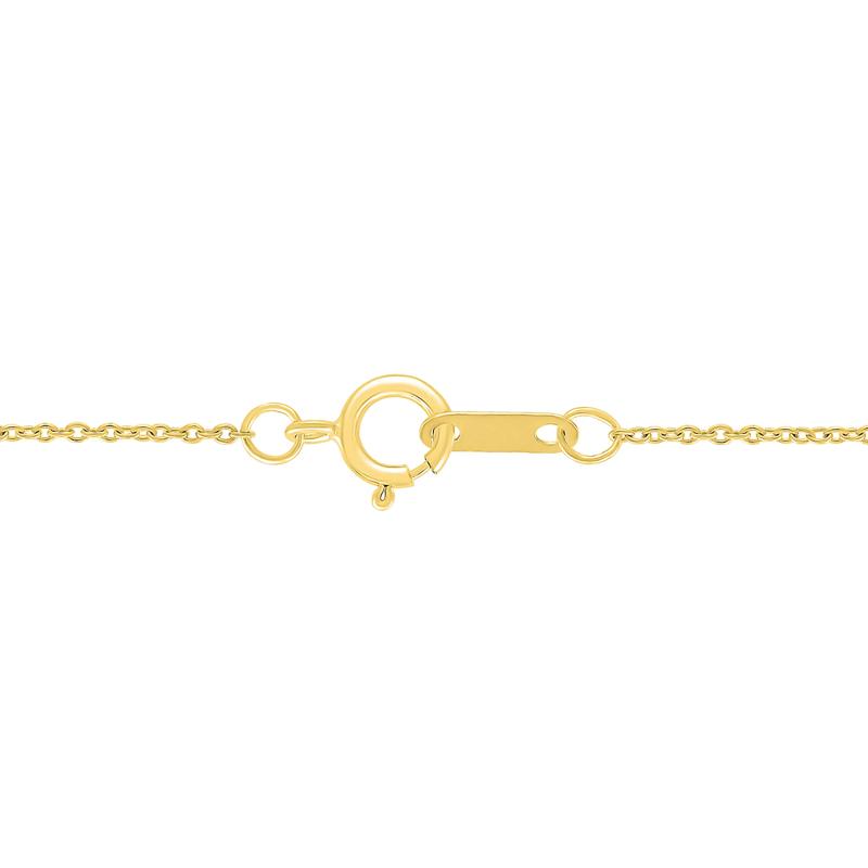 Diamond Lariat Necklace in 10K Yellow Gold &#40;1/10 ct. tw.&#41; – Image 3 of 3