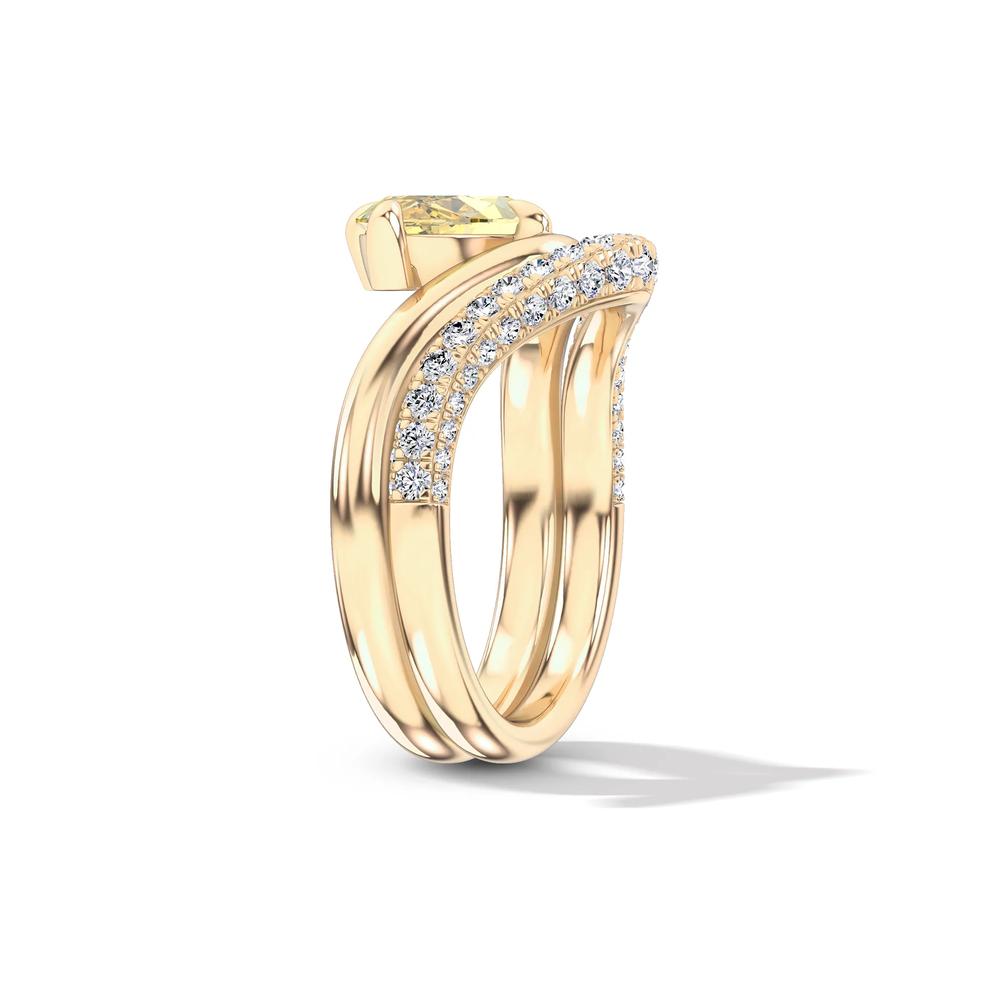 Lab Grown Diamond Yellow Marquise Engagement Set in 14K Yellow Gold (2 5/8 ct. tw.) – Image 3 of 6