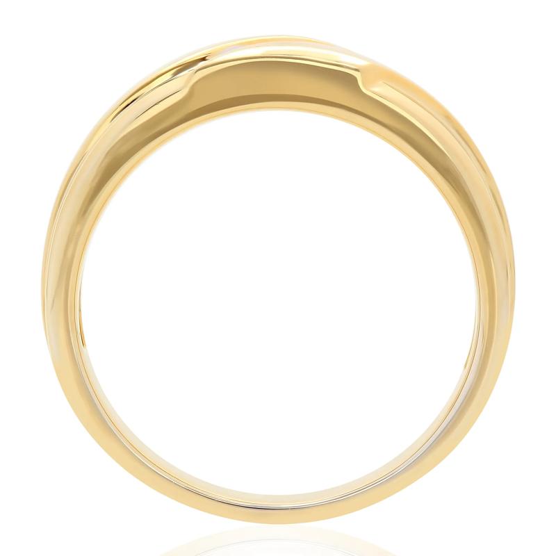 Men&#39;s 1/10 ct. tw. Diamond Band in 10K Yellow Gold – Image 2 of 3