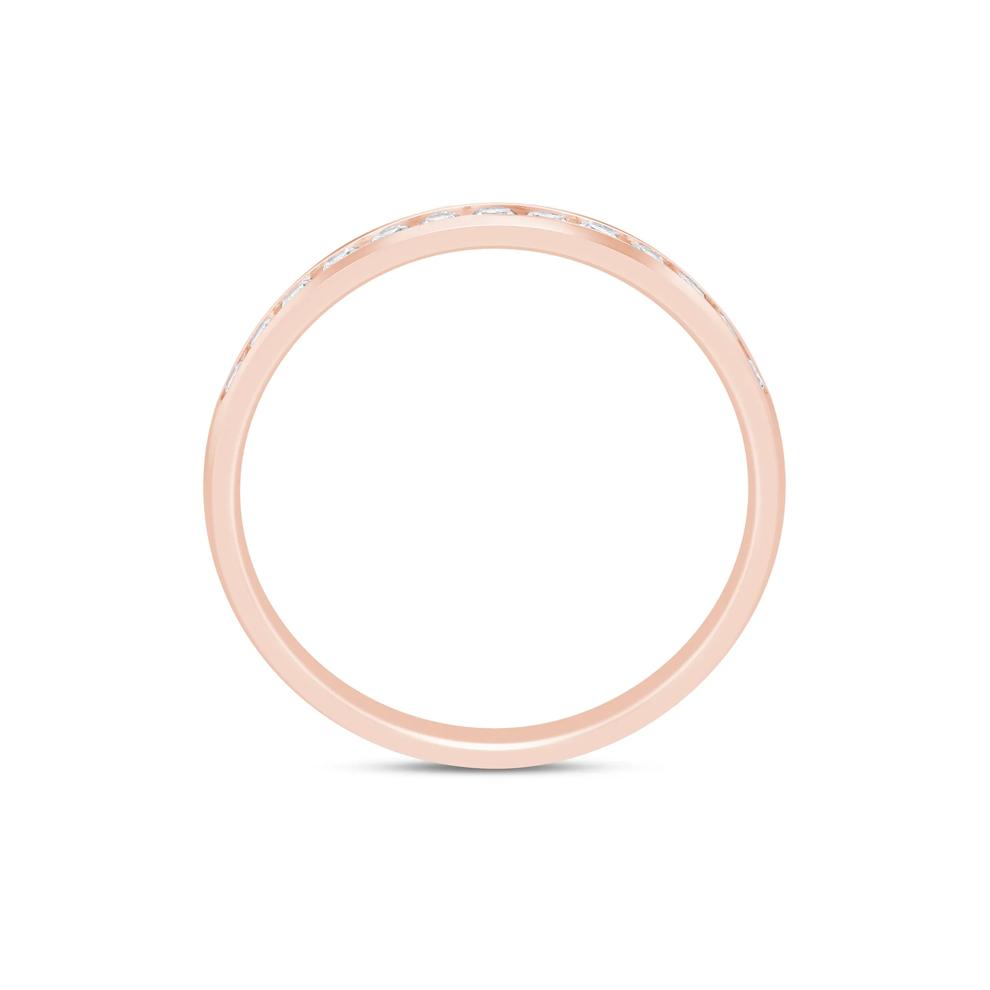 Lab Grown Diamond Channel-Set Band in 14K Rose Gold (1/4 ct. tw.) – Image 2 of 3
