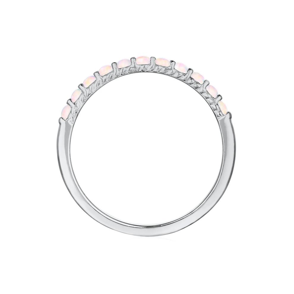 Lab Created Opal Stack Ring in Sterling Silver – Image 2 of 5