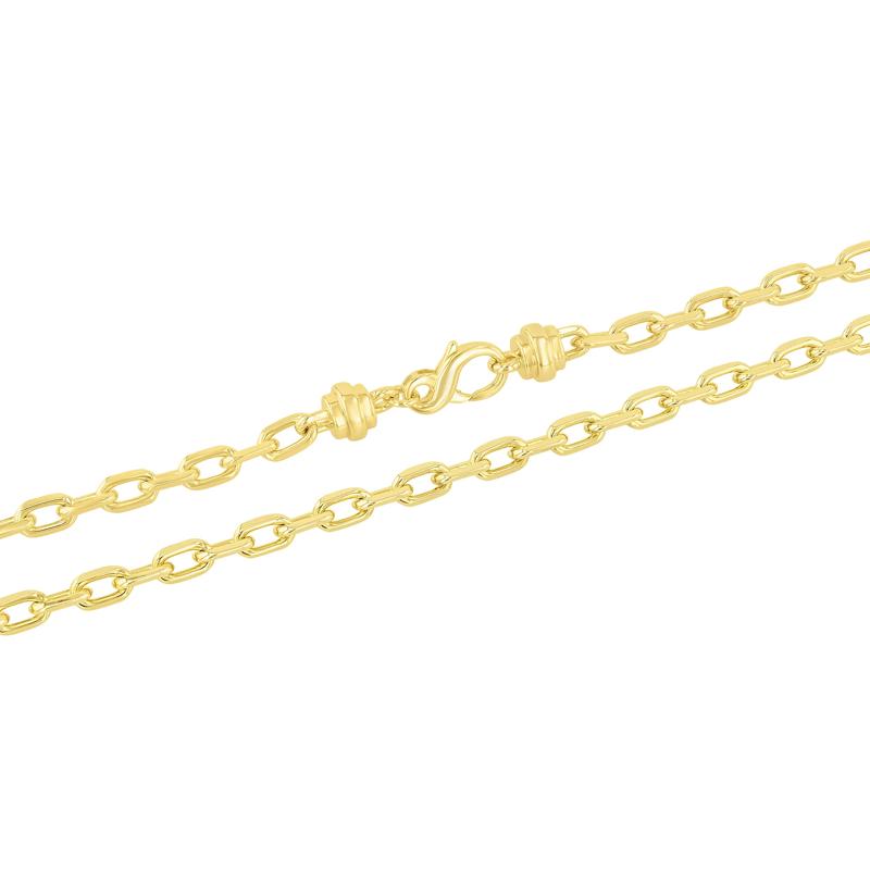 Men&#39;s Anchor Chain in Vermeil, 3.0MM, 20&quot; – Image 2 of 3