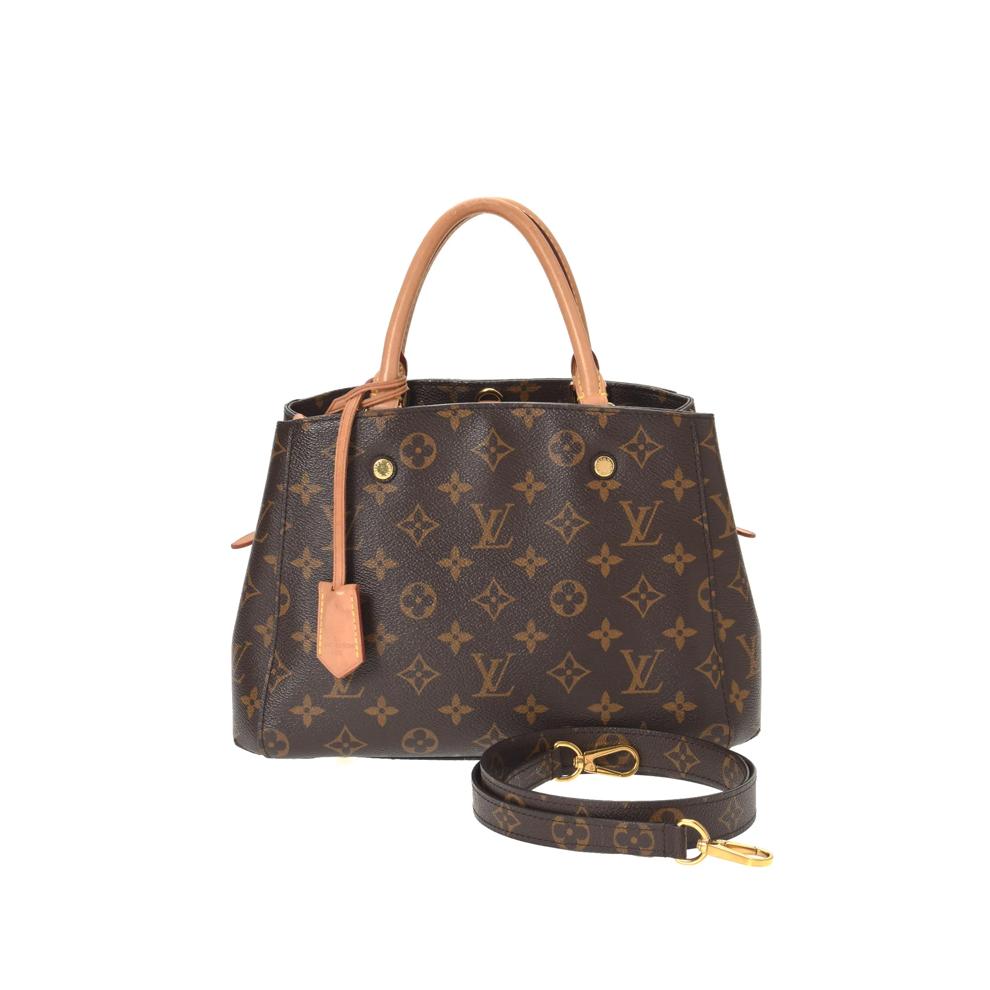 Pre-Owned Louis Vuitton Montaigne BB Top Handle Bag – Image 1 of 9