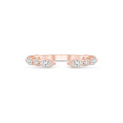 Lab Grown Diamond Open Band in 14K Rose Gold (1/2 ct. tw.)