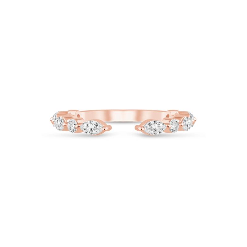 Lab Grown Diamond Open Band in 14K Rose Gold (1/2 ct. tw.) – Image 1 of 3