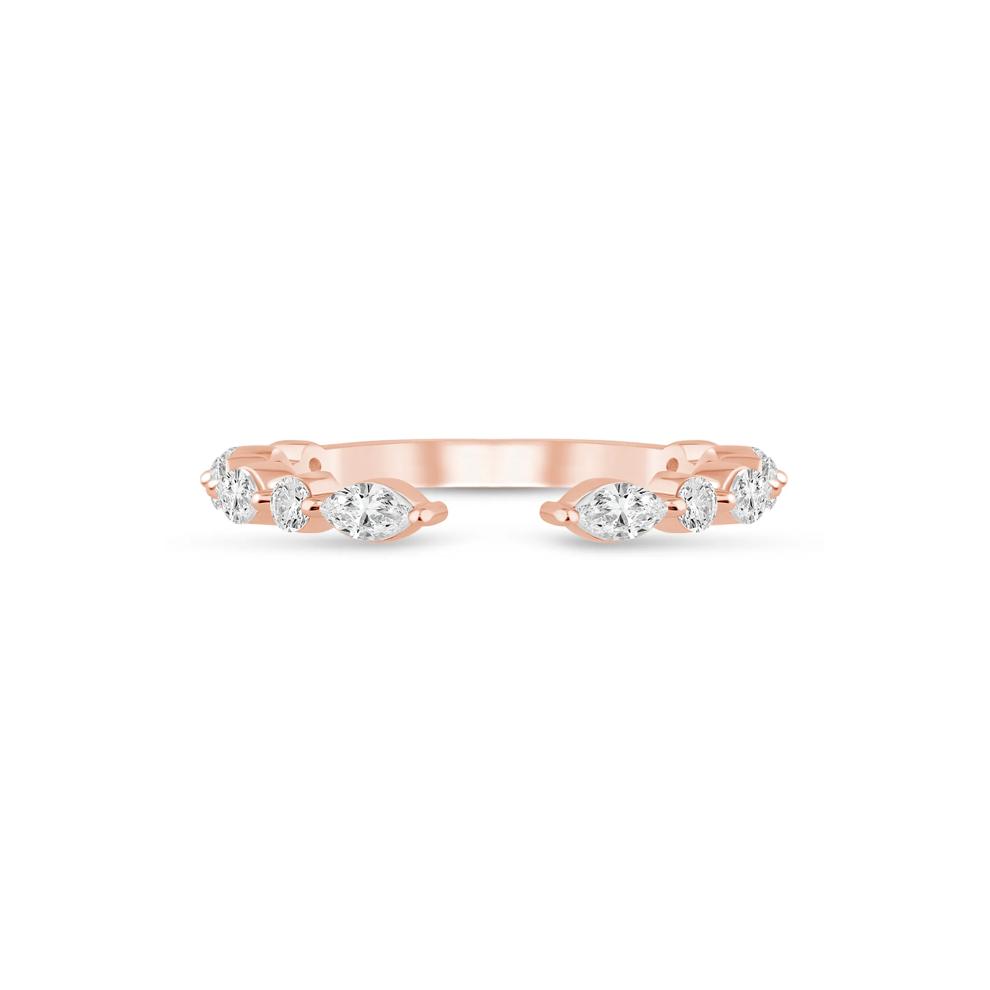 Lab Grown Diamond Open Band in 14K Rose Gold (1/2 ct. tw.) – Image 1 of 3