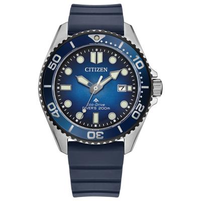 Men's Promaster Dive Watch With a Blue Polyurethane Strap