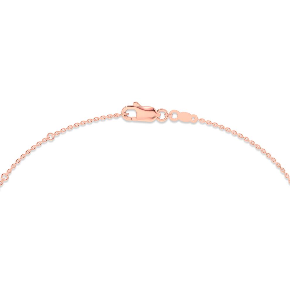 Lab Grown Diamond Frontal Necklace in 10K Rose Gold (1 ct. tw.) – Image 2 of 4