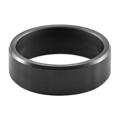 Wedding Band with Beveled Edge in Elysium, 8mm