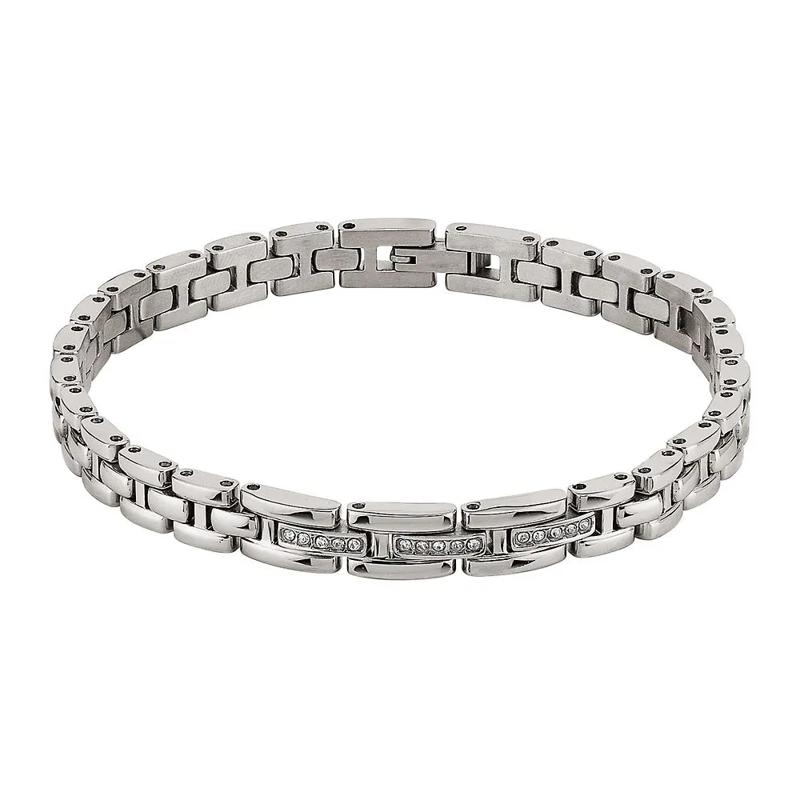 Crystal Women&rsquo;s Watch &amp; Bracelet Set in Stainless Steel – Image 3 of 7