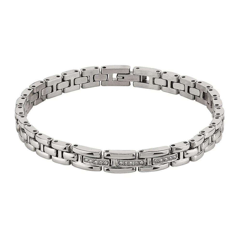 Crystal Women&rsquo;s Watch &amp; Bracelet Set in Stainless Steel – Image 3 of 7