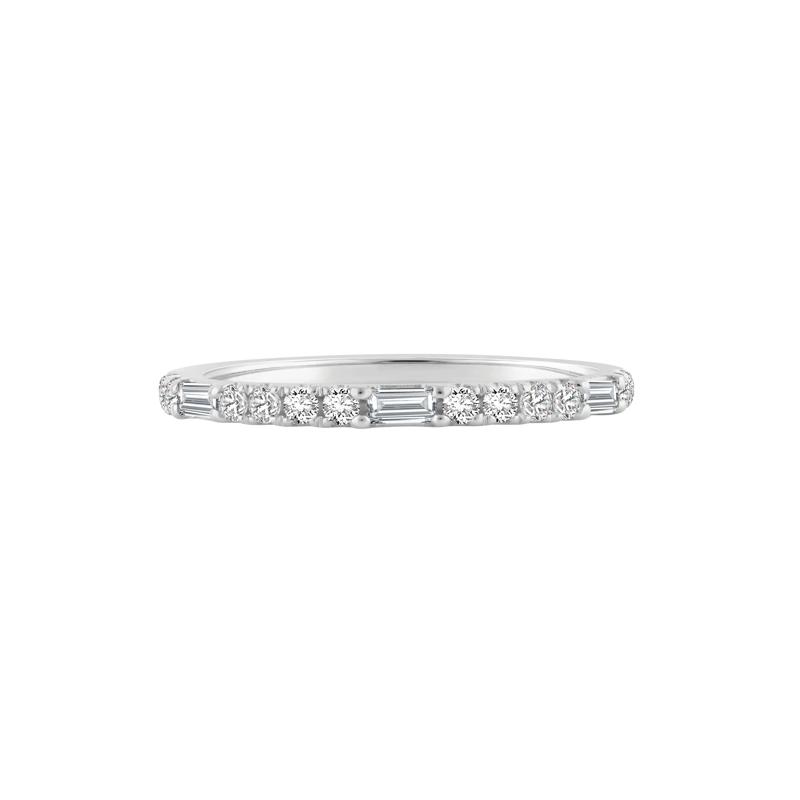 Lab Grown Diamond Stack Band in 10K White Gold &#40;1/3 ct. tw.&#41; – Image 1 of 3