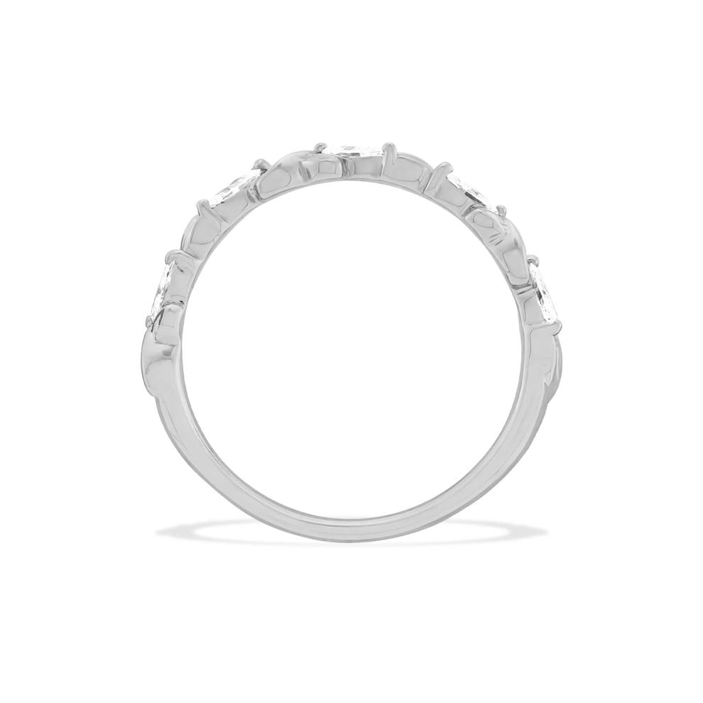 Lab Grown Diamond Marquise Band in 10K White Gold (1/4 ct. tw.) – Image 3 of 4
