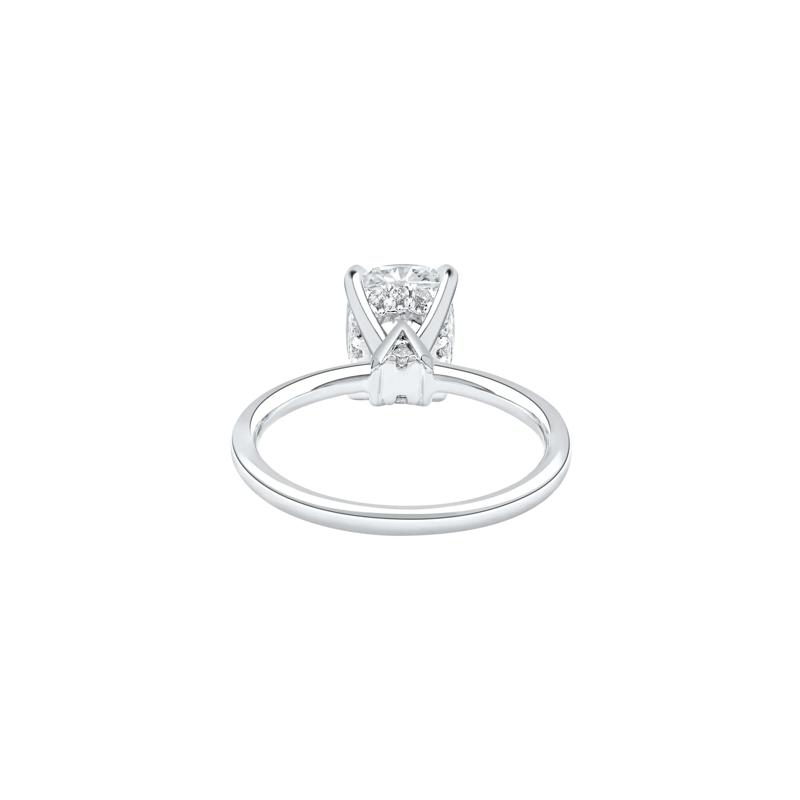Sutton Lab Grown Diamond  Elongated Cushion-Cut Engagement Ring in 14K White Gold &#40;2 1/7 ct. tw.&#41;  – Image 4 of 4