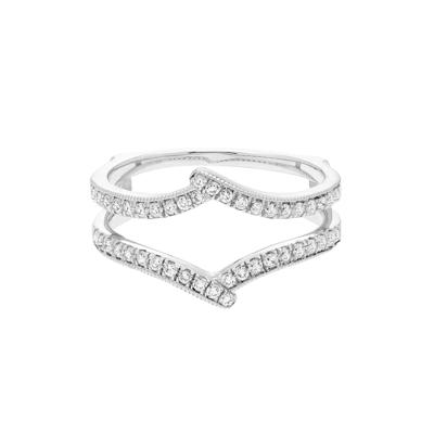 Diamond Contour Ring Enhancer in 14K White Gold (1/3 ct. tw.)