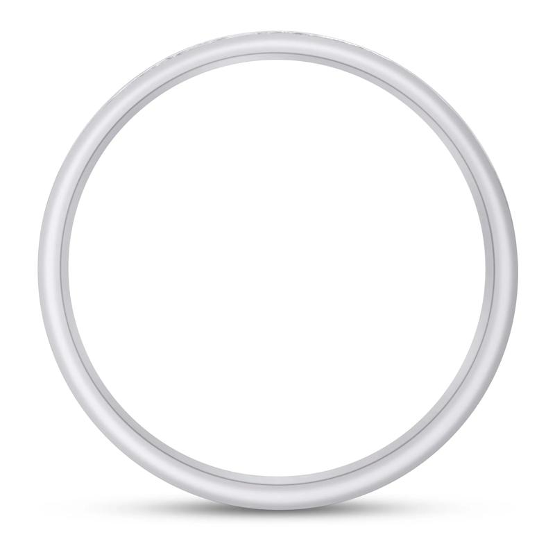 Diamond Channel-Set Anniversary Band in Platinum &#40;1/4 ct. tw.&#41; – Image 2 of 3