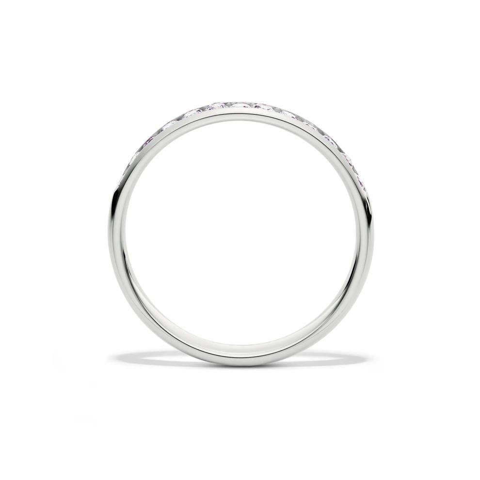 Diamond Channel-Set Anniversary Band in Platinum (1/4 ct. tw.) – Image 2 of 3