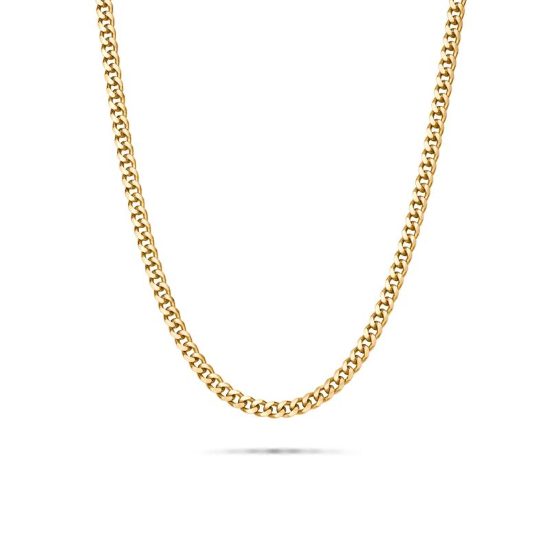 Miami Cuban Chain in 14K Yellow Gold, 3.5MM, 24&rdquo; – Image 1 of 4