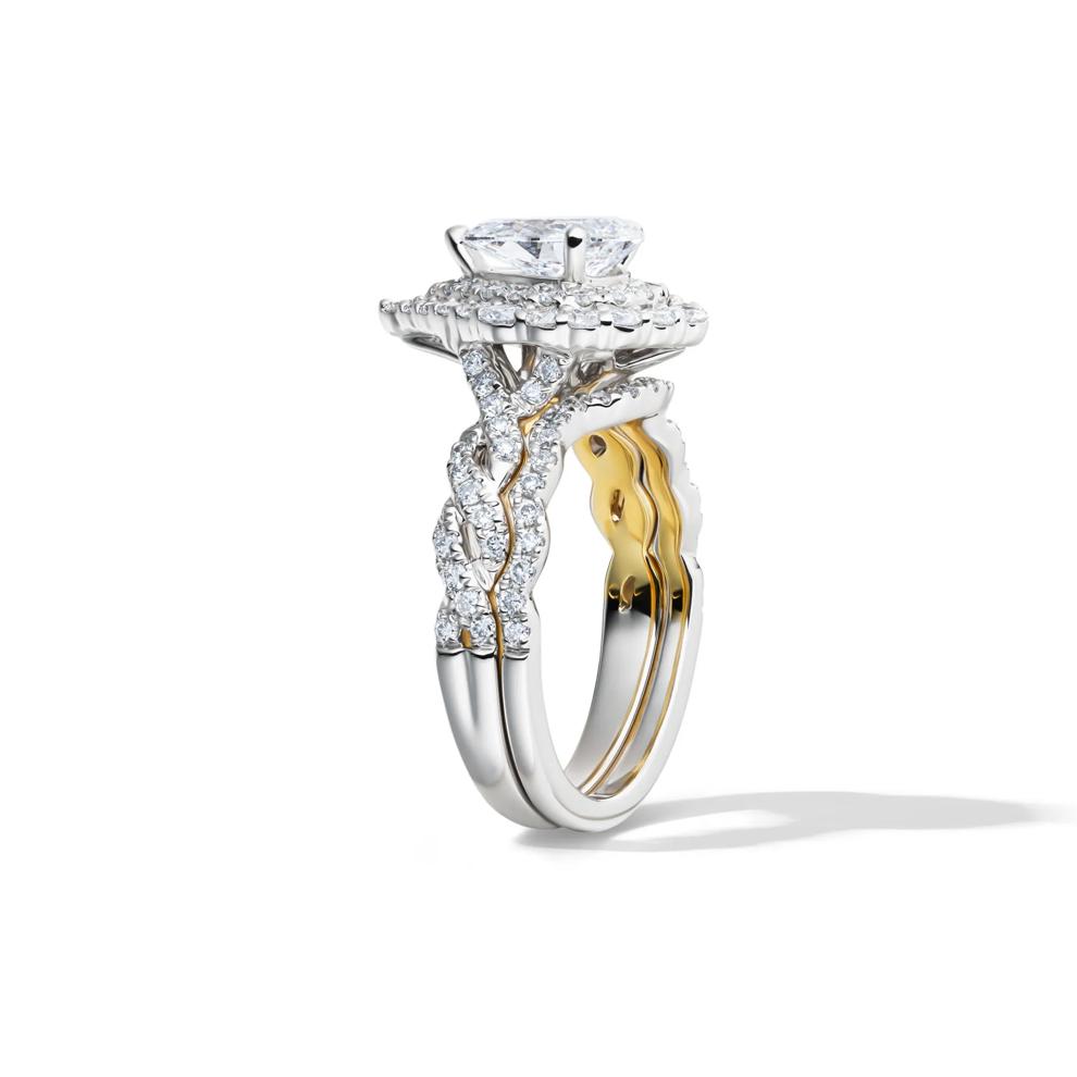 Florence Lab Grown Diamond Bridal Set in 14K White Gold (2 ct. tw.)  – Image 3 of 6