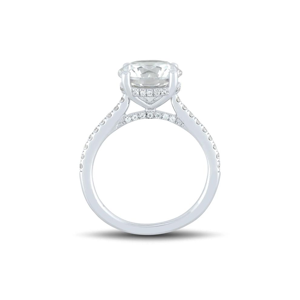 Lab Grown Diamond Engagement Set in 14K White Gold (4 ct. tw.) – Image 4 of 6