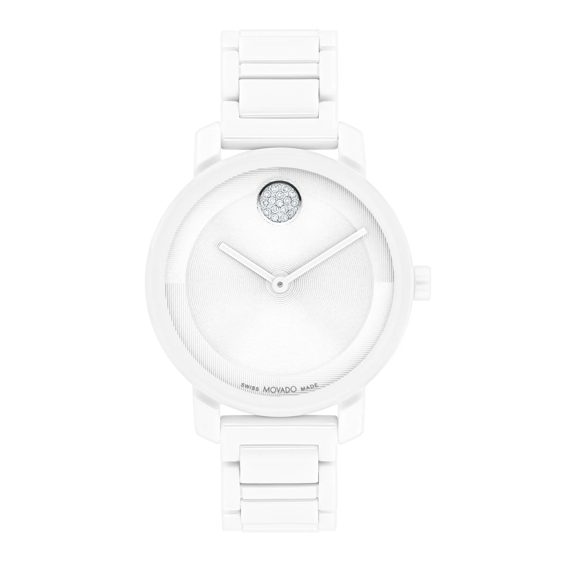 Movado® Ladies' Evolution 2.0 Watch White Ceramic, 34MM