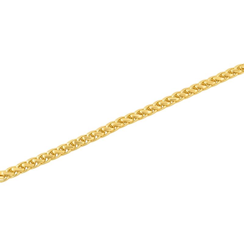 Men&#39;s Wheat Chain Bracelet in Vermeil – Image 2 of 9