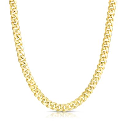Men's Miami Cuban Link Chain in 14K Yellow Gold, 6.1MM, 24"