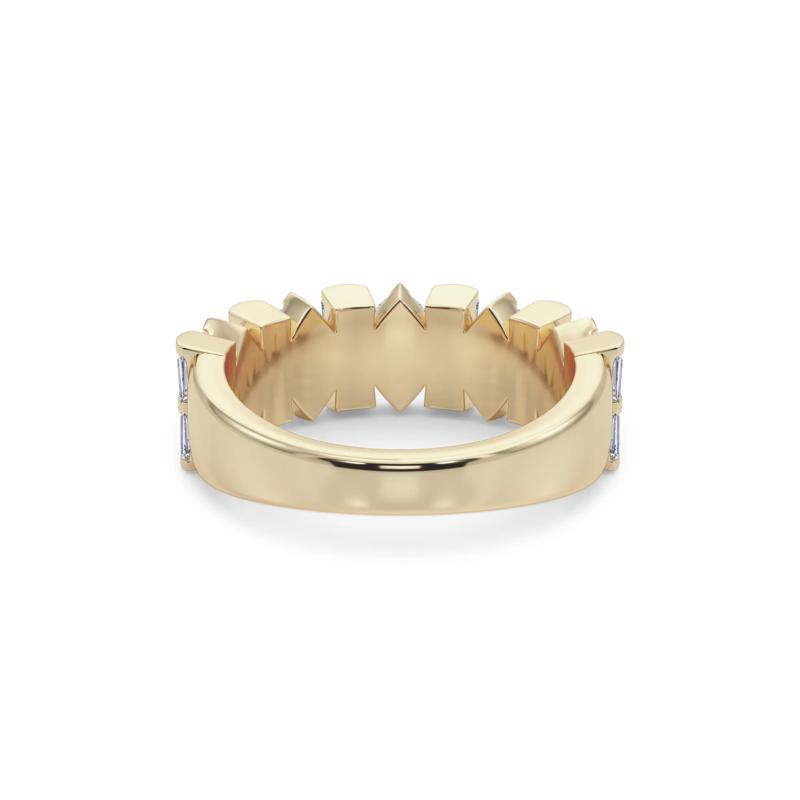 Lab Grown Diamond Anniversary Band in 14K Yellow Gold (2 1/2 ct. tw.) – Image 4 of 5