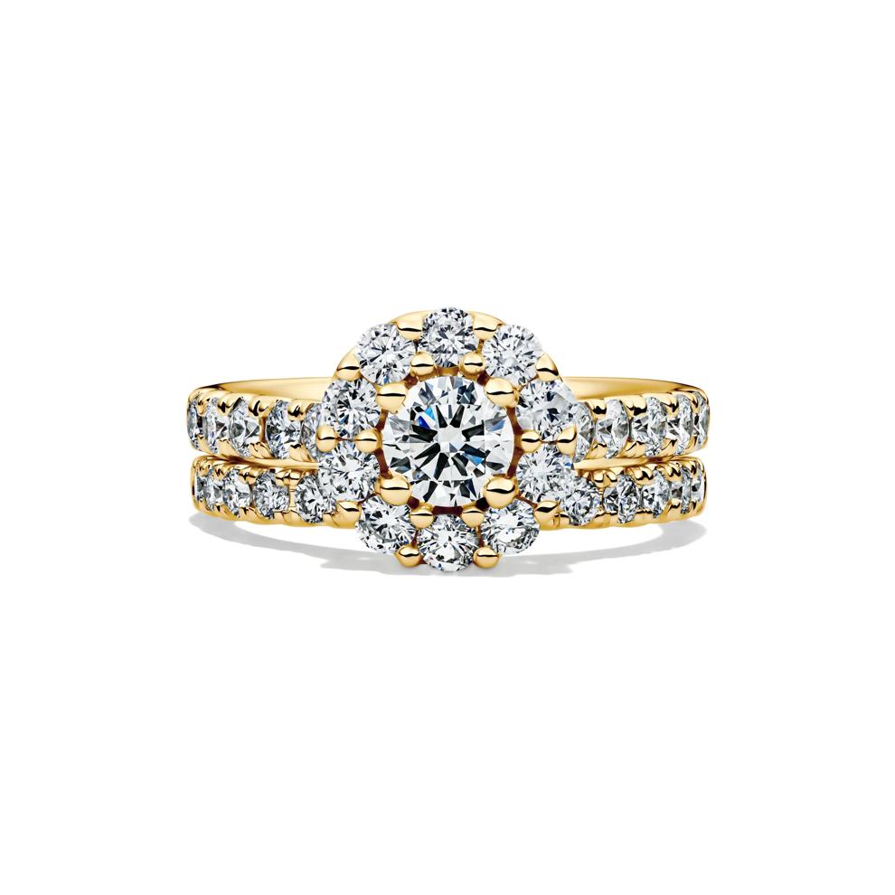 Diamond Bridal Set in 14K Yellow Gold (2 ct. tw.) – Image 1 of 6